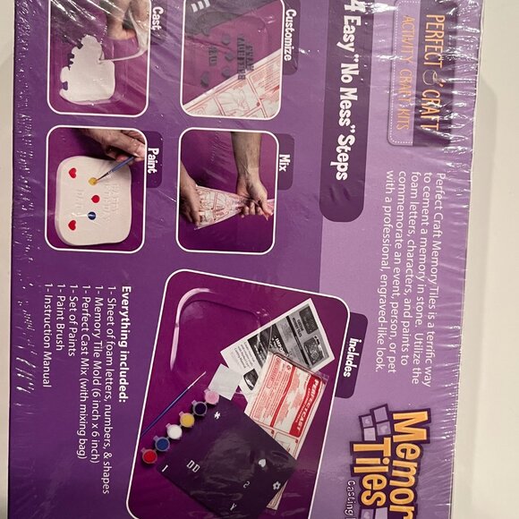 Memory Tile Casting Kits  (Set of 2) Just Paint and Customize Ages 8+ - Picture 10 of 15